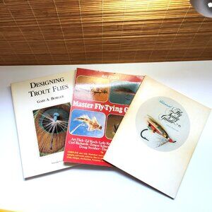 Vintage Fly-Tying Books Fly Tying Guide, Master Fly Tying Guide, Designing Ties